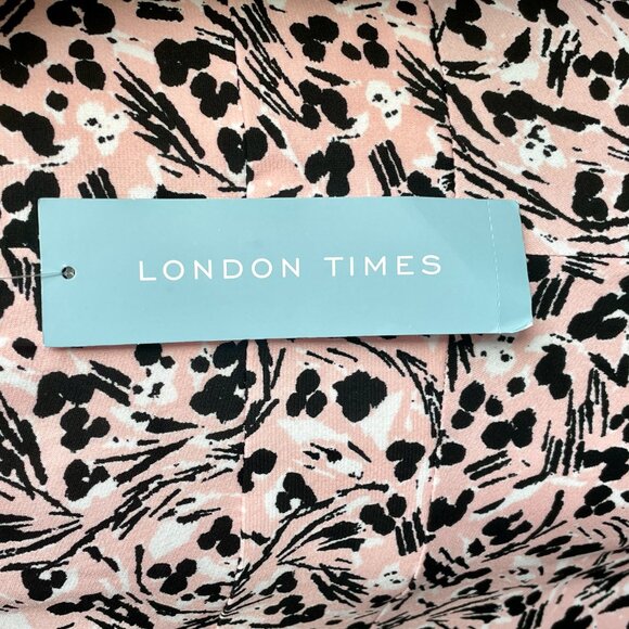 London Times Sleeveless Fit and Flare Dress NWT - Picture 6 of 8